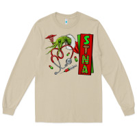 Mushroom Christmas Character Long Sleeve Tee - NancyCooperArtShop