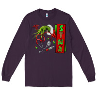 Plum Christmas Character Long Sleeve Tee - NancyCooperArtShop