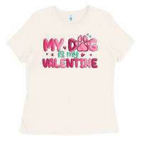 Bone my dog is my valentine Ladies Tee - MaliasSmallBusiness