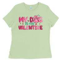 Matcha my dog is my valentine Ladies Tee - MaliasSmallBusiness