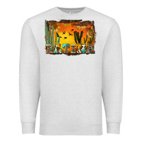 Oatmeal Heather western latina Premium Sweatshirt - BundleAndBundleShop