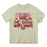 Mossy free hugs just kidding don't touch me Heavy Core Tee - MaliasSmallBusiness