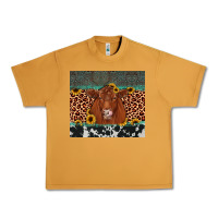 Peanut Butter red angus leopard Urban Heavy Tee - JahusDesignShop