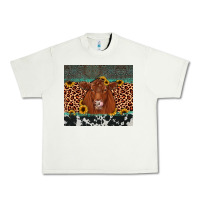 Pistachio red angus leopard Urban Heavy Tee - JahusDesignShop
