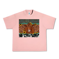 Salmon red angus leopard Urban Heavy Tee - JahusDesignShop