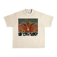 Sandshell red angus leopard Urban Heavy Tee - JahusDesignShop