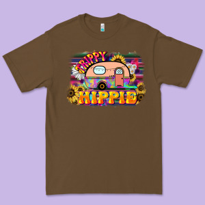 Trippy Hippie Premium Tee Designed By Nancycooperartshop