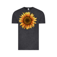 Vintage Black sunflower Vintage Tee - BarkalooDesign