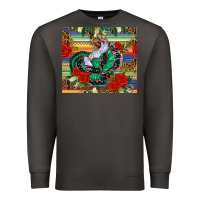 Smoke flamenco dancer tumbler Premium Sweatshirt - BundleAndBundleShop