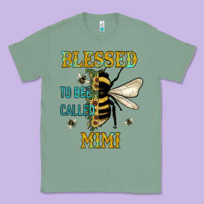 Blessed To Bee Called Mimi Classic Tee Designed By Jahusdesignshop