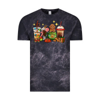 Cloud Black Christmas coffee cups with Poodle Vintage Tee - RanaPortraitStore