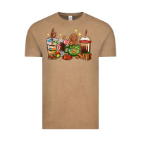 Vintage Coffee Christmas coffee cups with Poodle Vintage Tee - RanaPortraitStore