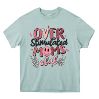 Arona over stimulated moms club Heavy Core Tee - MaliasSmallBusiness