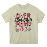 Mossy over stimulated moms club Heavy Core Tee - MaliasSmallBusiness