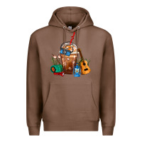 Chestnut Camping Frappe Coffee Premium Hoodie - FaDigitalArtStudio