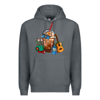 Rock Camping Frappe Coffee Premium Hoodie - FaDigitalArtStudio