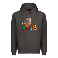 Smoke Camping Frappe Coffee Premium Hoodie - FaDigitalArtStudio