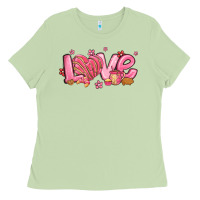 Matcha love mexican conchas valentines day Ladies Tee - MaliasSmallBusiness