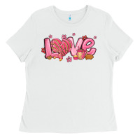 White love mexican conchas valentines day Ladies Tee - MaliasSmallBusiness