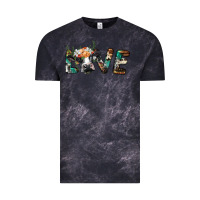 Cloud Black love with holstein cow Vintage Tee - BarkalooDesign