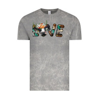 Cloud Rock love with holstein cow Vintage Tee - BarkalooDesign