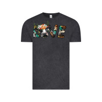 Vintage Black love with holstein cow Vintage Tee - BarkalooDesign
