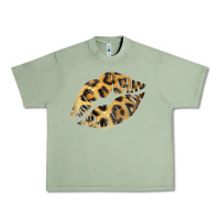 Oil Green Leopard Lips Urban Heavy Tee - Bettercallsaul