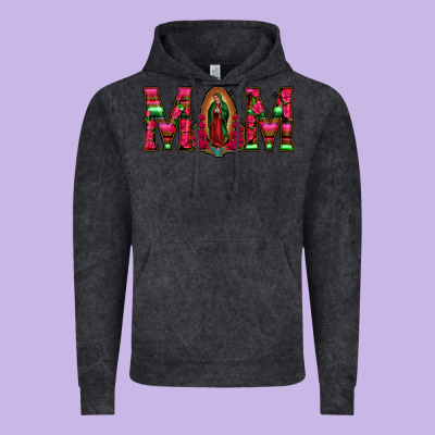 Mom With Floral Aztec And Leopard Background Vintage Hoodie Designed By Bettercallsaul