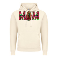Vintage Artic Mom with Floral Aztec and Leopard Background Vintage Hoodie - Bettercallsaul