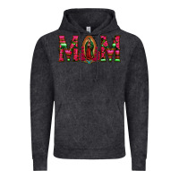 Mom With Floral Aztec And Leopard Background Vintage Hoodie | Teevron