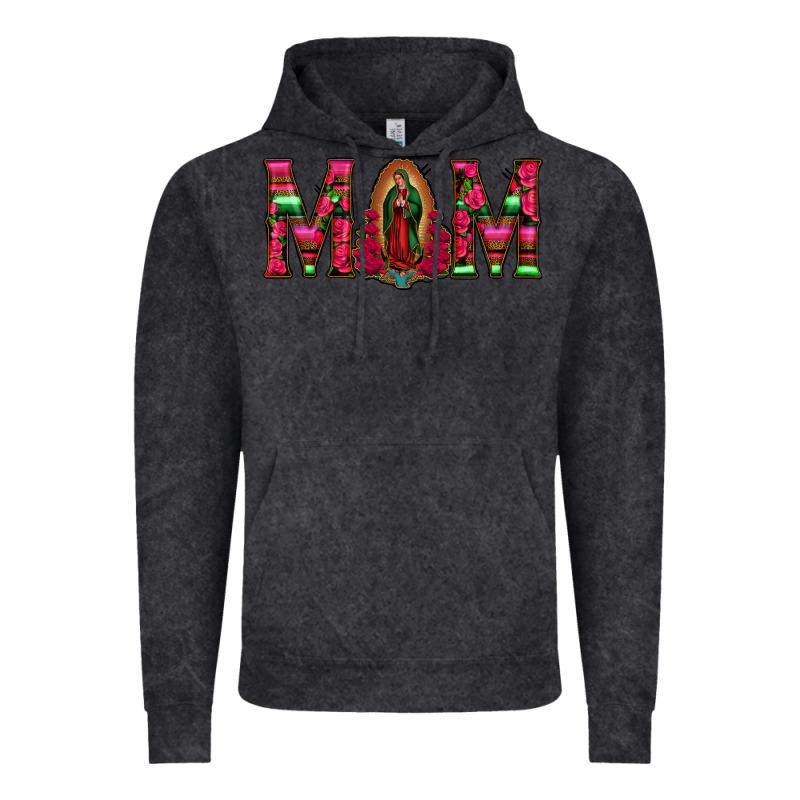 Mom With Floral Aztec And Leopard Background Vintage Hoodie by Bettercallsaul | Teevron