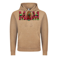 Vintage Coffee Mom with Floral Aztec and Leopard Background Vintage Hoodie - Bettercallsaul