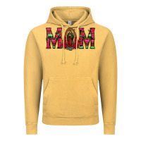 Vintage Mustard Mom with Floral Aztec and Leopard Background Vintage Hoodie - Bettercallsaul