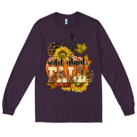 Plum Wild About Fall Long Sleeve Tee - texasbilliewilder
