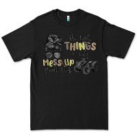 Black the best things in life mess up your hair Premium Tee - MaliasSmallBusiness