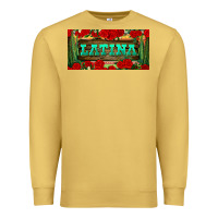 Antique Gold latina license plate Premium Sweatshirt - BundleAndBundleShop