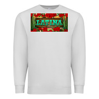 Dove Grey latina license plate Premium Sweatshirt - BundleAndBundleShop
