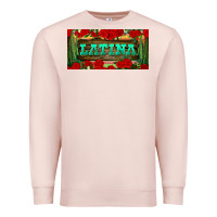 Pale Pink latina license plate Premium Sweatshirt - BundleAndBundleShop