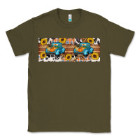Army Green Fall truck Classic Tee - Artiststas