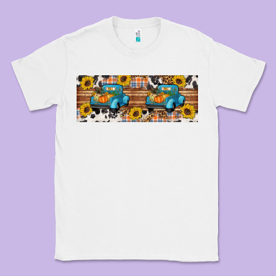 Fall Truck Classic Tee Designed By Artiststas