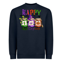 Navy happy halloween jars Heavyweight Sweatshirt - CowGirlArtShop