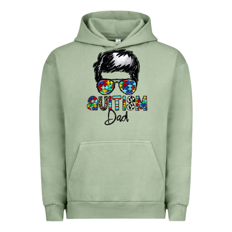 Autism Dad Urban Hoodie by CowhideDigitalArt | Teevron