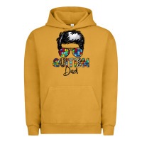 Pigment Peanut Butter autism dad Urban Hoodie - CowhideDigitalArt
