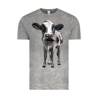 Cloud Rock holstein cow Vintage Tee - BarkalooDesign