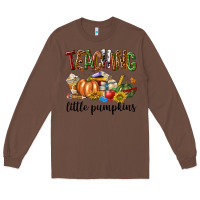 Chestnut Teaching Little Pumpkins Long Sleeve Tee - texasbilliewilder
