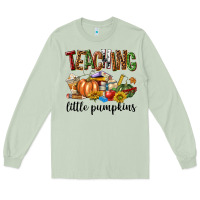 Matcha Teaching Little Pumpkins Long Sleeve Tee - texasbilliewilder