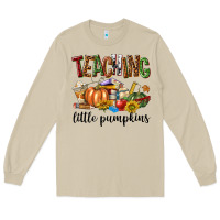 Mushroom Teaching Little Pumpkins Long Sleeve Tee - texasbilliewilder