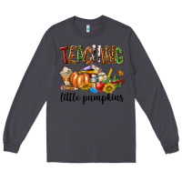 Smoke Teaching Little Pumpkins Long Sleeve Tee - texasbilliewilder