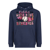 Navy in october we wear pink and watch  baseball Heavyweight Hoodie - FaDigitalArtStudio