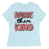 Baby Blue raise them kind Ladies Tee - MaliasSmallBusiness